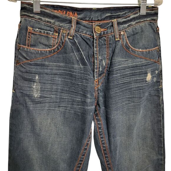 Custo Barcelona Mens Straight Blue Jeans, Waist 32x32 - Picture 3 of 14